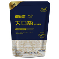 海湾无碘海盐不含抗结剂不加碘食用盐巴牛排烘焙专用盐食盐350g装