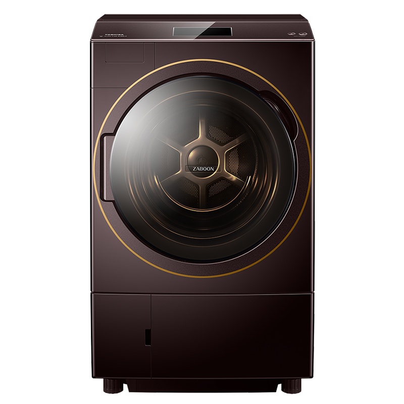 东芝(TOSHIBA)X9热泵洗烘一体机 12KG洗衣机 全自动家用滚筒DGH-127X9DZ 棕色 X9系列