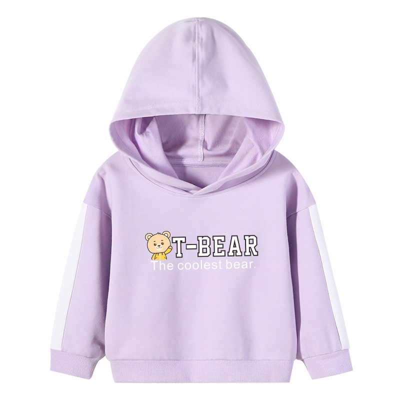 猫人儿童卫衣女童带帽破色春秋纯棉上衣外出外套童装