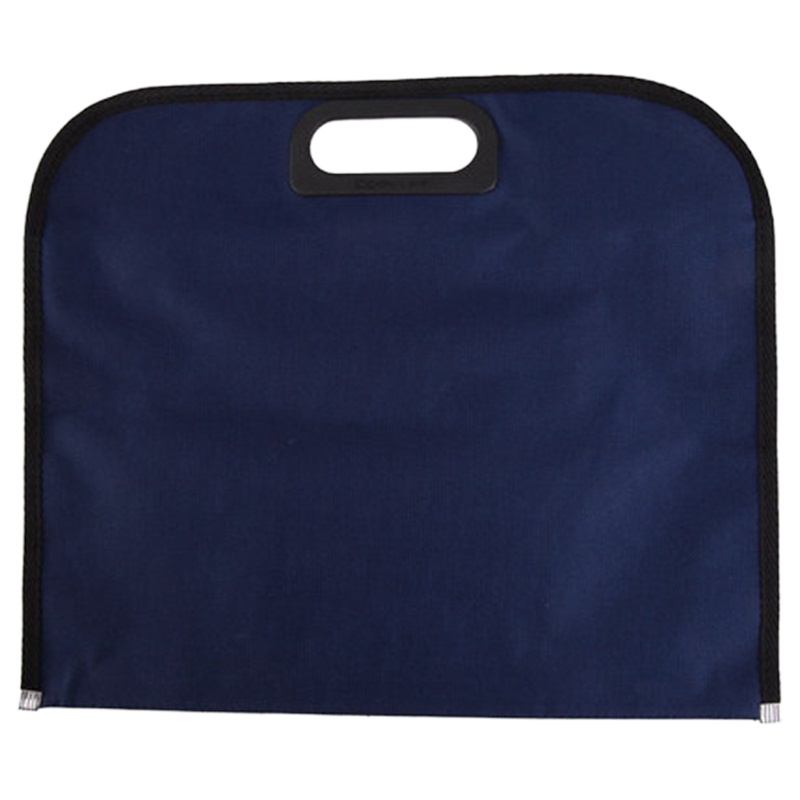 齐心 A4布纹袋 蓝色A1669