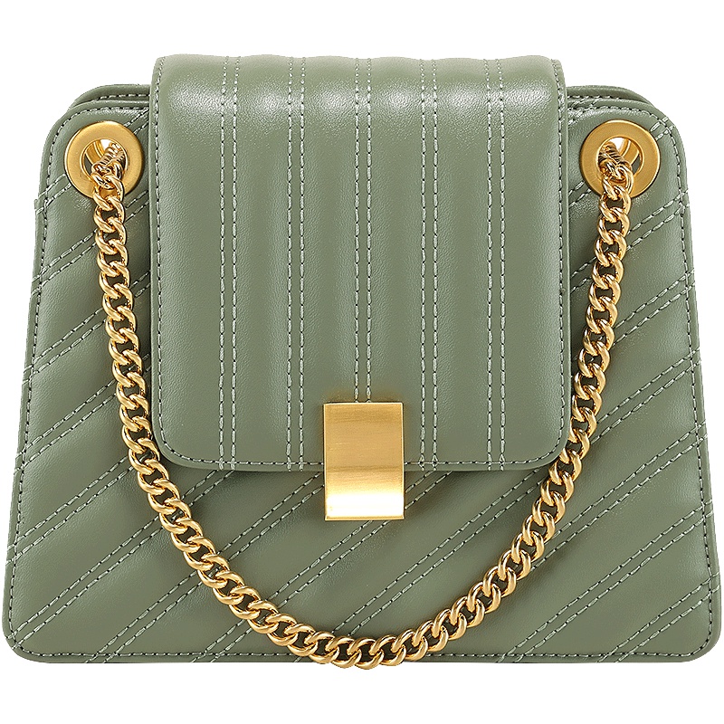 斜挎小包女2019新款时尚秋季新款单肩腋下包简约百搭链条斜挎女包