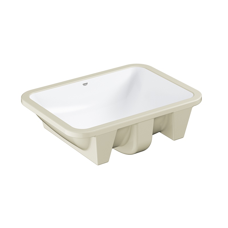 德国-高仪(GROHE)进口陶瓷台下盆 陶瓷面盆洗手盆有溢口