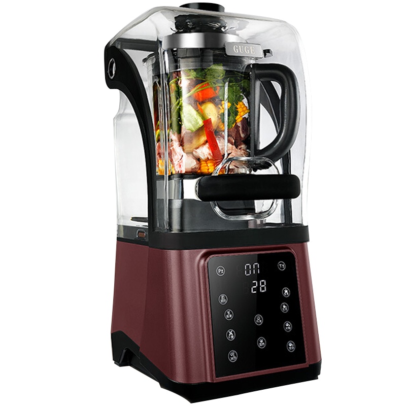 德国谷格/Guge豆浆机G8T破壁机家用料理机全自动加热一体 保时捷红超低音微压破壁