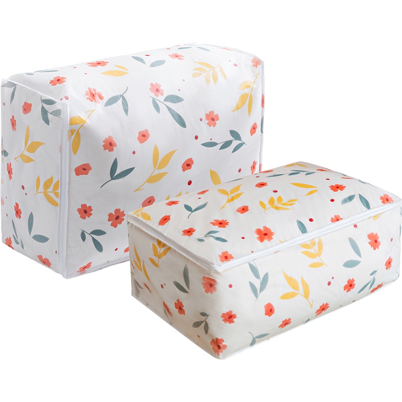 简约印花长方形棉被收纳袋套装