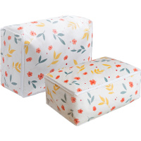 简约印花长方形棉被收纳袋套装