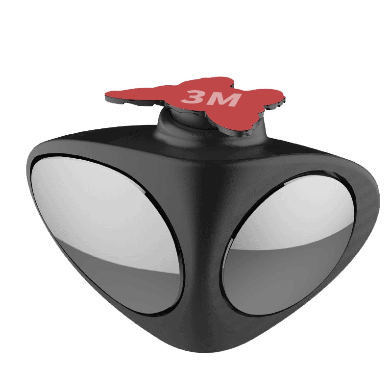 淘尔杰(TAOERJ)[左镜-黑色]汽车前轮盲区镜透视镜多功能后视镜小圆镜倒车镜反光镜辅助镜子