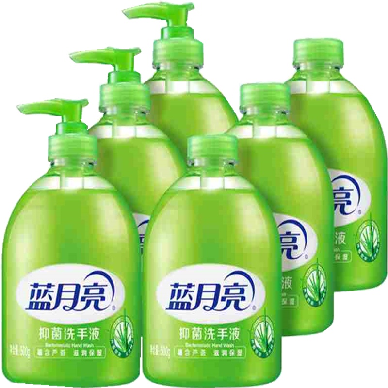 蓝月亮 洗手液组合抑菌洗手液(瓶+瓶补)(500g+500g)*3