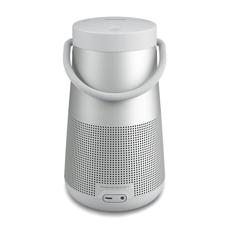 [全方位音效]Bose SoundLink Revolve+ 无线便携式蓝牙音箱音响 银色 大水壶 移动扬声器