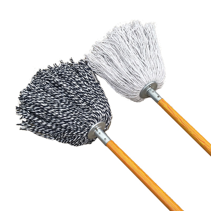 布条拖把 家用宿舍木杆墩布棉线拖把 经济实惠，单拍不发，10把起拍，少于10把不发货