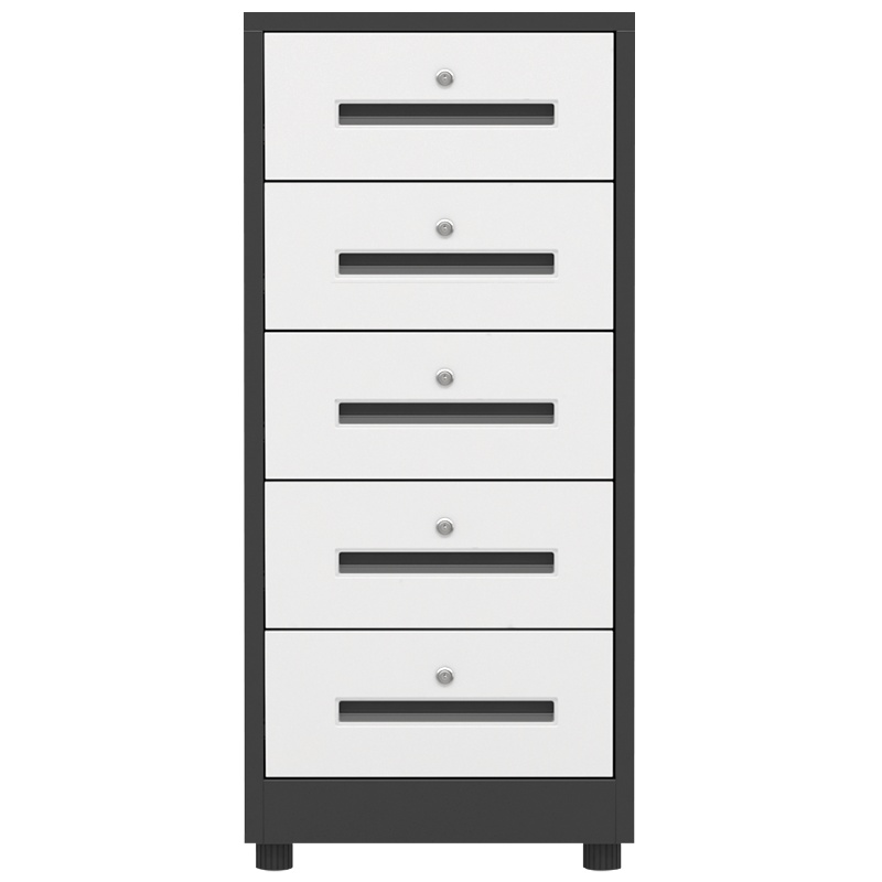 鑫金虎 文件柜矮柜办公柜铁皮柜抽屉矮柜带锁阳台储物柜单门小柜子