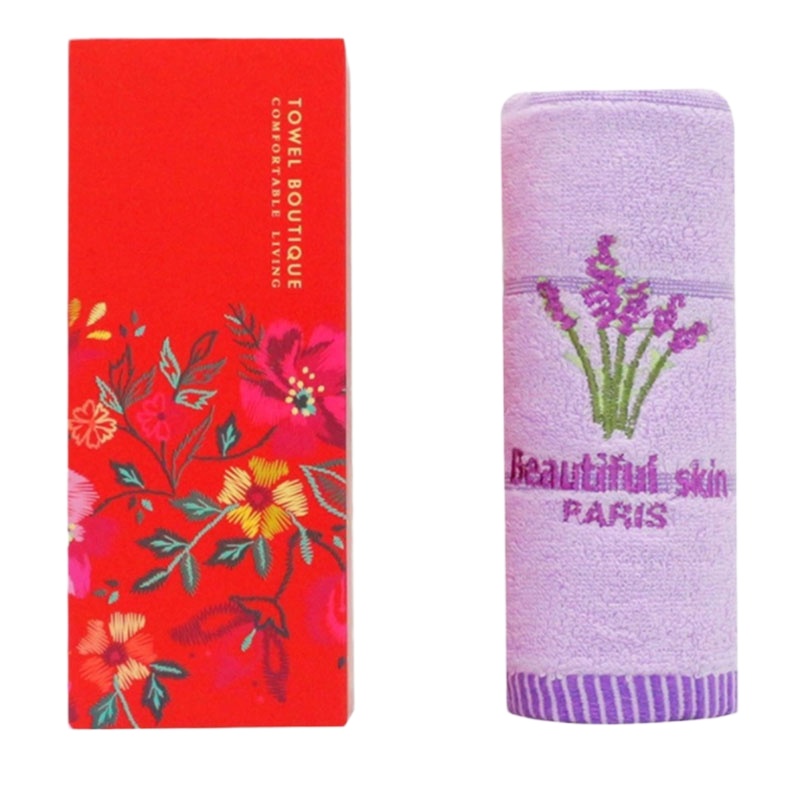 纯棉毛巾盒装 一条装