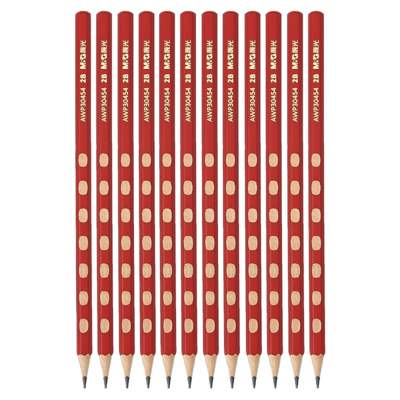 晨光洞洞铅笔AWP30454 2B 12支/盒