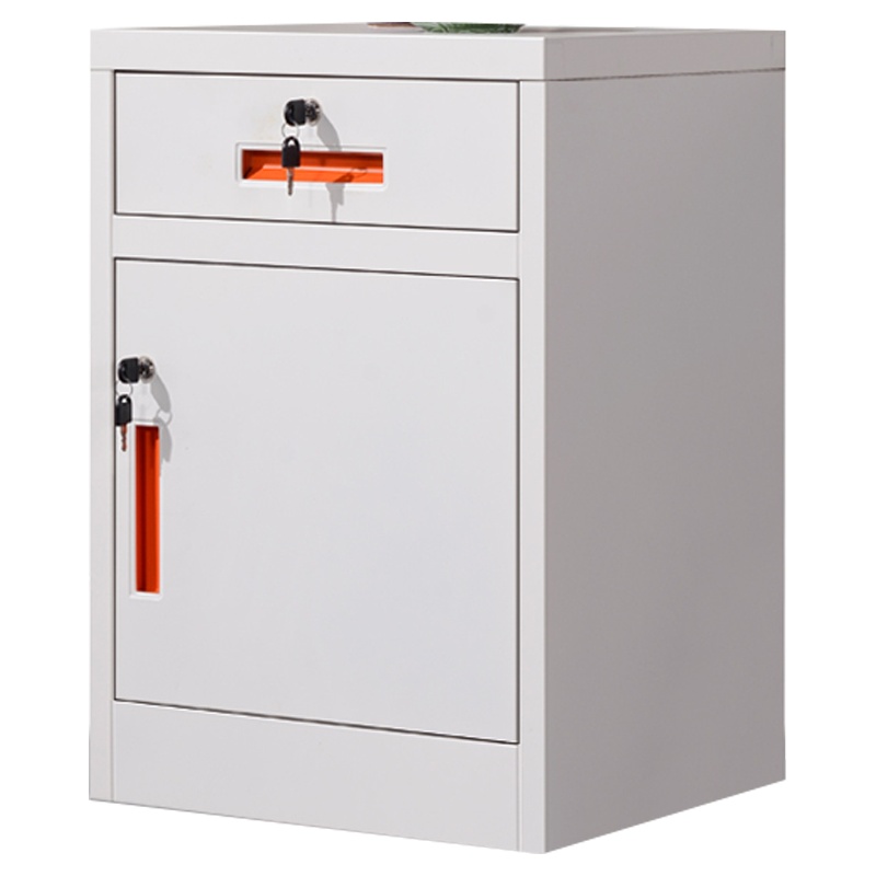 创世人 办公家具矮柜文件柜资料柜档案柜桌下活 动柜小矮柜床头柜一斗一门收纳柜