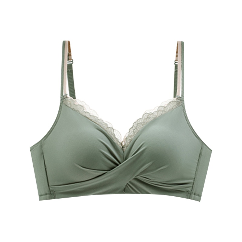 俞兆林内衣女小胸聚拢无钢圈胸罩女收副乳防下垂调整型性感蕾丝文胸女