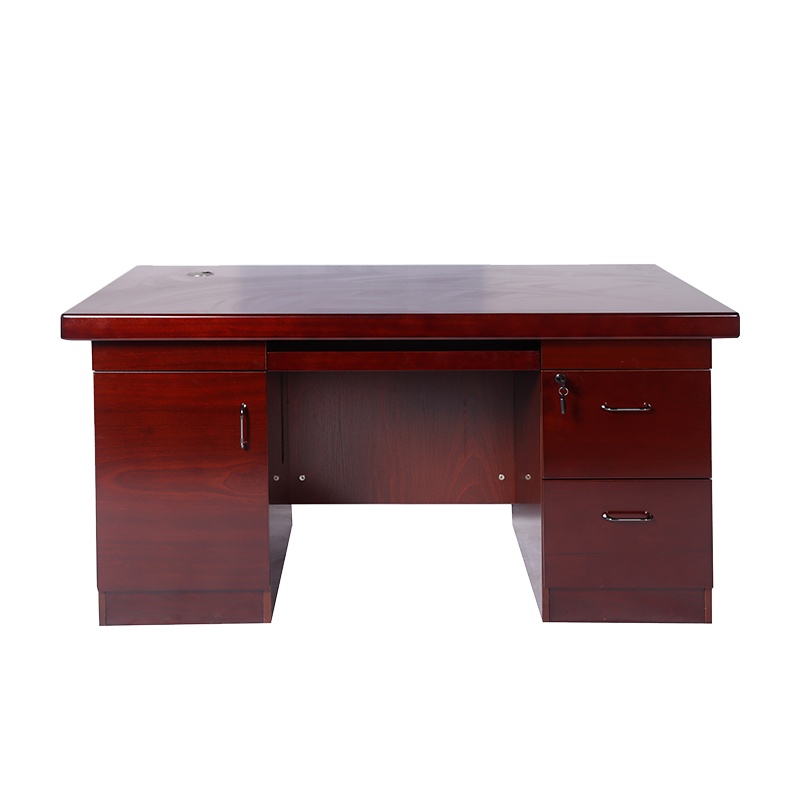 <万保>油漆办公桌 办公家具 油漆电脑桌 员工办公台 单人位职工桌 油漆漆面