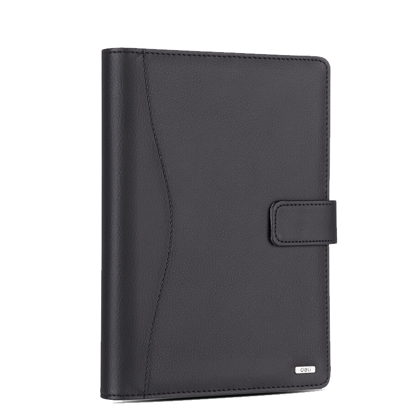 得力(deli)3164活页皮面本25K/100页 黑色 单本装