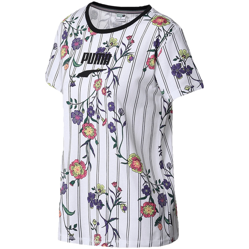 PUMA彪马女装运动服休闲圆领短袖T恤597470