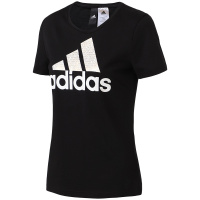 【自营】adidas阿迪达斯女子短袖T恤休闲运动服CV4561 L CV4561黑