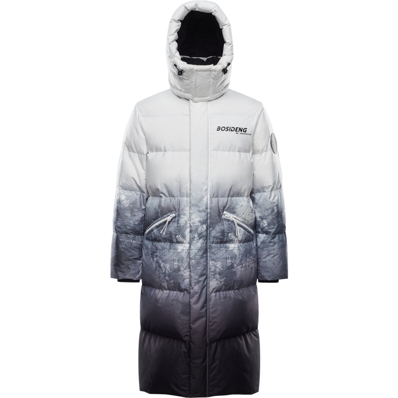 波司登2020年新款男士中长款超长过膝羽绒服B00143083