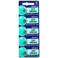 适配SONY索尼SR626SW纽扣电池AG4/377A/LR626H/377S护士挂表手表电池A25W