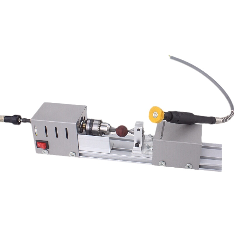 家柏饰(CORATED)车床微型机床木工木头迷你小型车珠子佛珠机手串打孔器简易diy 多功能车磨抛切