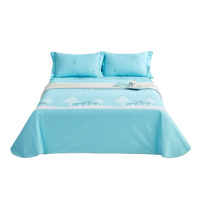 红豆家纺 全棉软凉席三件套1.5/1.8米床单双人老粗布夏季空调席子