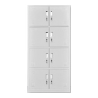 卡里鳄8门办公储物柜KLE—CG057办公室钢制带锁柜