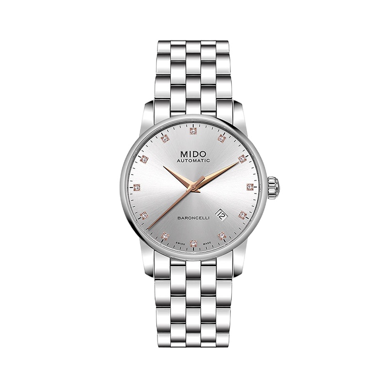 美度MIDO贝伦赛丽简约钻石机械男士手表M8600.4.67.1