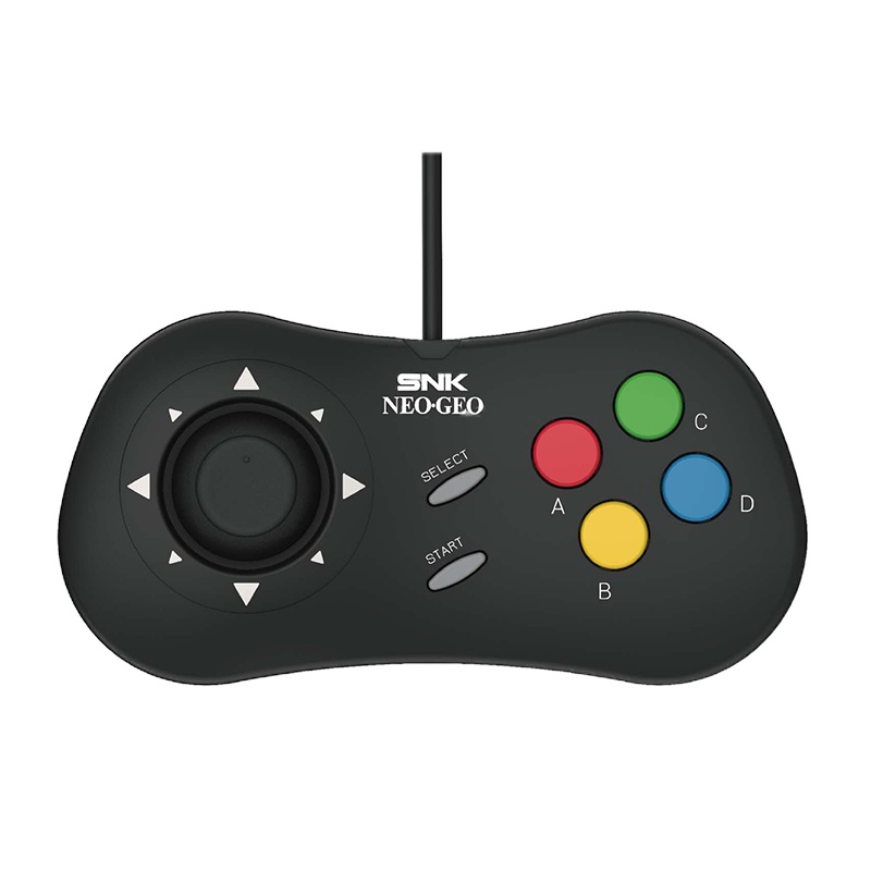 黑色SNK type c 格斗手柄 NEOGEO mini pad 适配SNK NEOGEO游戏控制器