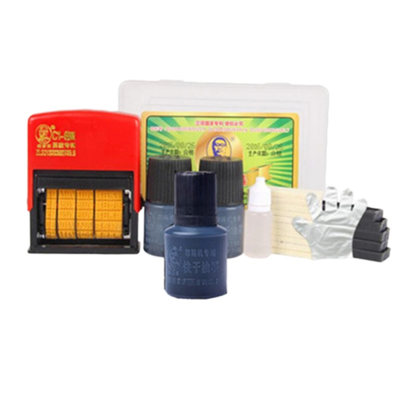 改码神器打生产日期打印器小型手动可调打码机包装袋食品纸箱印码C1-6 字体高度:6mm 字体长度:56mm