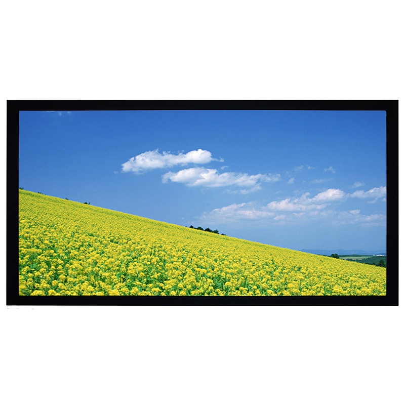 经科JK画框幕布投影机投影仪小边框G-W100打孔透声幕96寸2.35:1