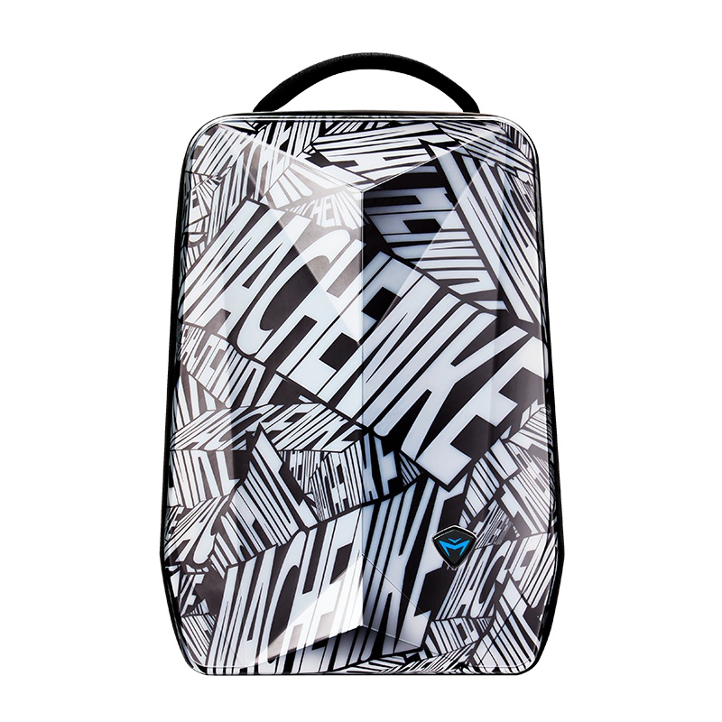 MACHENIKE机械师 硬壳背包空间站手提防雨USB快充接口13.3/15.6/17英寸笔记本双肩包电脑包背包商务学生