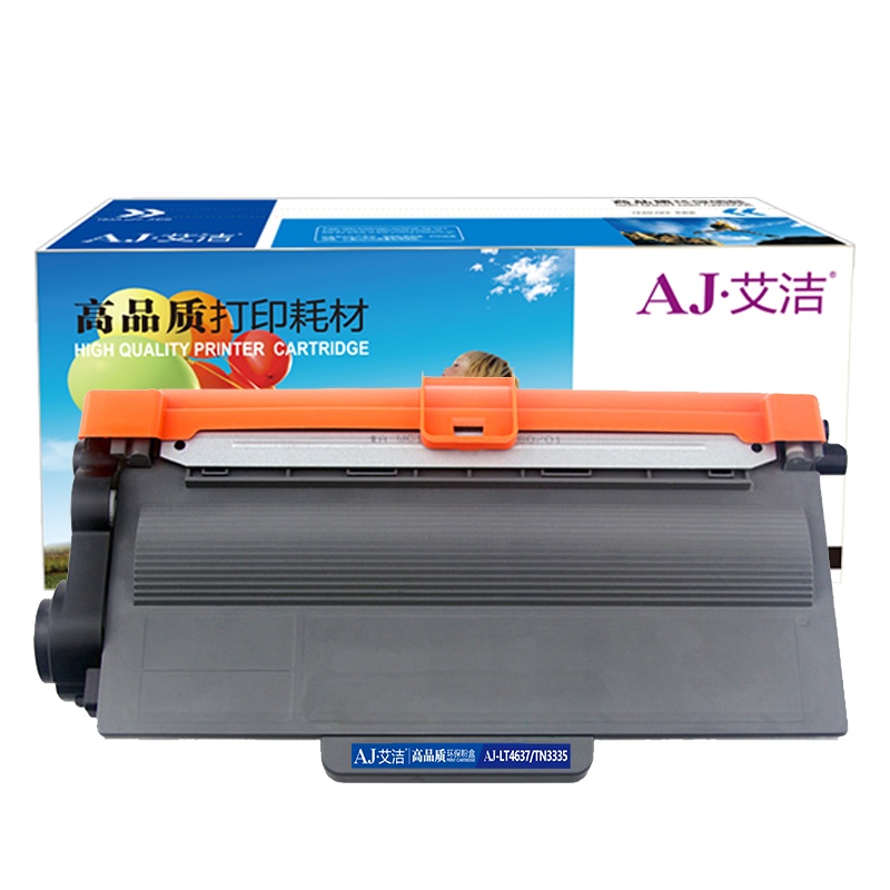 艾洁 联想LT4637/TN3335粉盒 适用兄弟TN3335墨粉盒HL5440D 5445 5450DN 联想4637