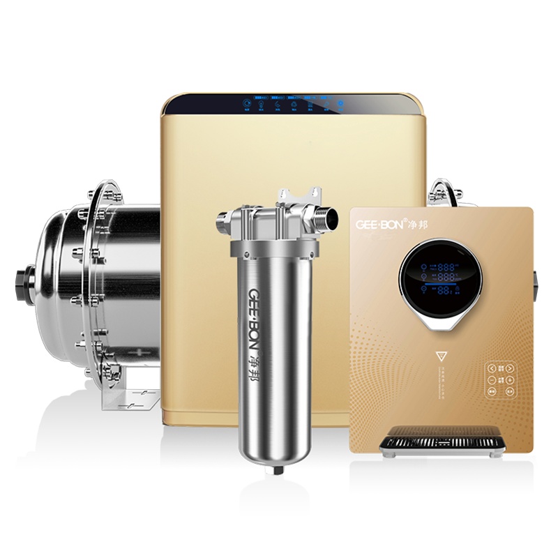 美国净邦 (GEE·BON) 前置过滤器 中央净水器 大流量 RO反渗透纯水机 速热管线饮水机 全屋净饮加热尊享套装