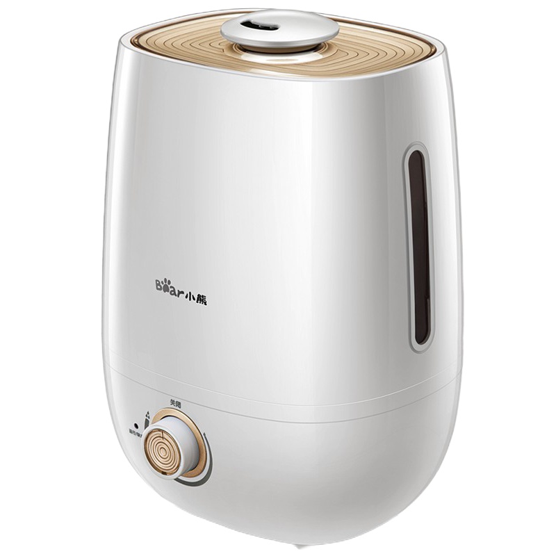 小熊(Bear)加湿器卧室迷你 家用办公室 空气加湿器 桌面静音香薰机 5L大容量 JSQ-A50U1(UV除菌版)
