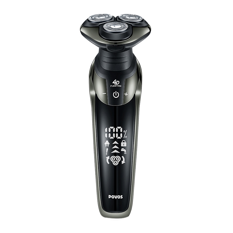 奔腾(POVOS)男士电动剃须刀剃胡刀胡须刀刮胡刀智能数显全身水洗 PQ9210