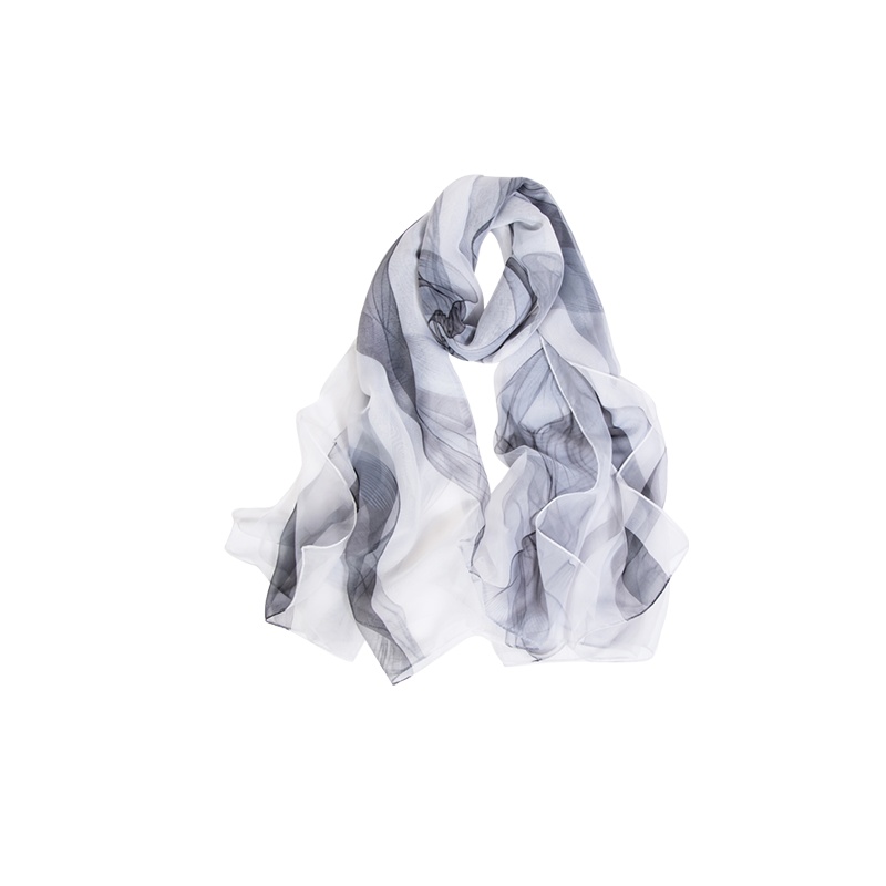 宏达HONDAR 女薄款夏日和风防晒披肩两用丝围巾海边度假沙滩巾韩版潮百搭空调披肩