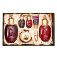 [主打祛皱]韩国whoo后津率享水乳霜7件套盒护肤套装[含口红]女士护肤品精华紧致滋润