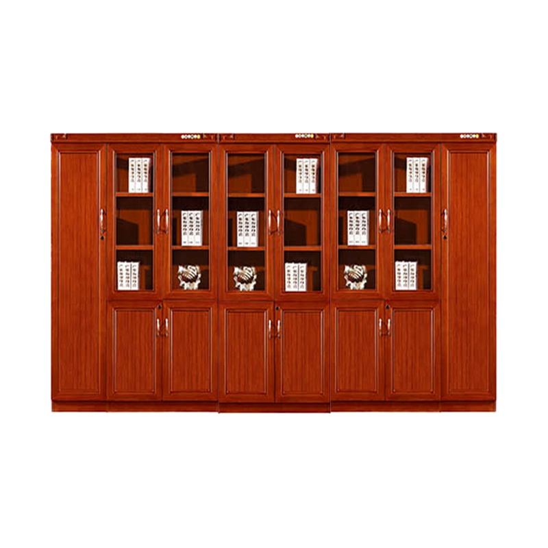福洛密 HB-1338 办公家具, 现代新中式书柜,办公室文件柜,油漆实木贴皮,自由组合储物柜 ,可定制