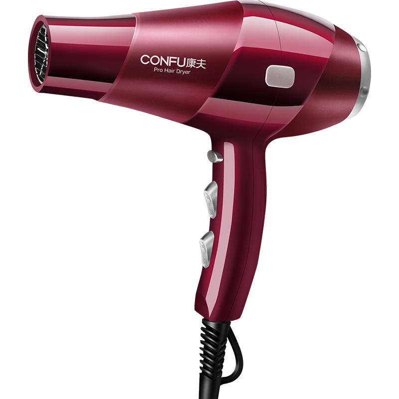 康夫(CONFU)专业电吹风机 KF-9585 2100W大功率 5档恒温护发 蓝光家用发廊 过热保护 冷热风吹风筒
