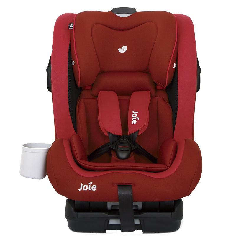 英国Joie巧儿宜汽车儿童安全座椅ISOFIX/LATCH双接口 9个月-12岁盖世战神C1504 双色红