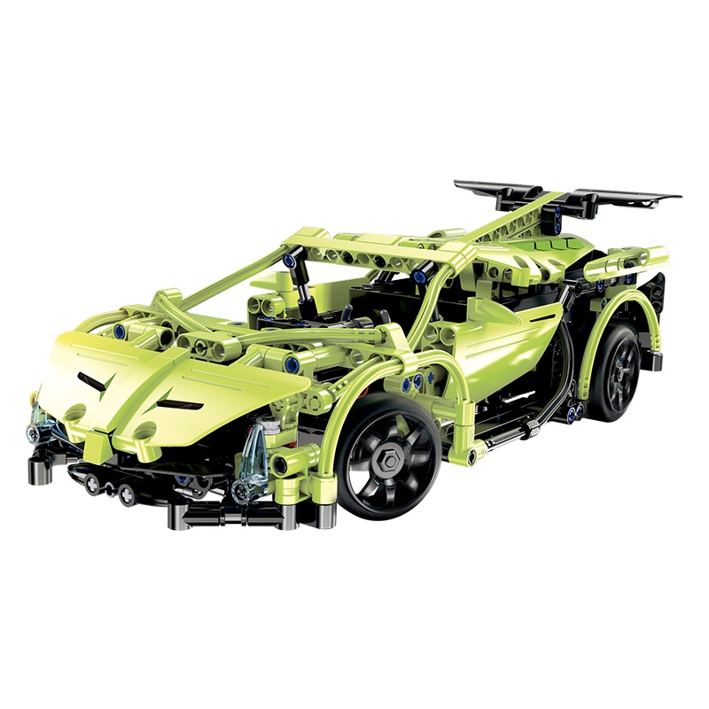 双鹰遥控积木赛车益智玩具积木拼装玩具益智6-7-8-10岁男孩儿童 C51007