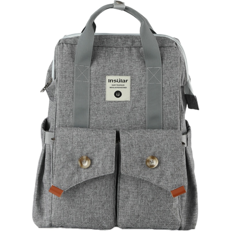 茵秀丽(insular)妈妈包宝宝多功能防水妈咪包双肩母婴包外出妈妈孕妇待产包