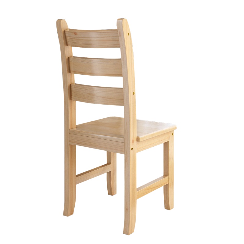 实木椅子批发餐椅学生学校松木椅子简约靠背椅书桌椅