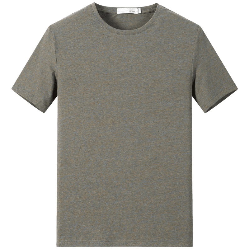 阿仕顿男装夏季韩版修身纯色圆领短袖T恤时尚潮休闲打底衫