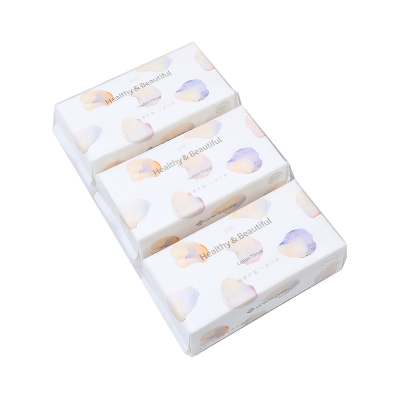 洁丽雅(grace)一次性洗脸巾干湿两用女家用加厚棉柔巾 MRJ020-3 三连包 20*20cm/90抽