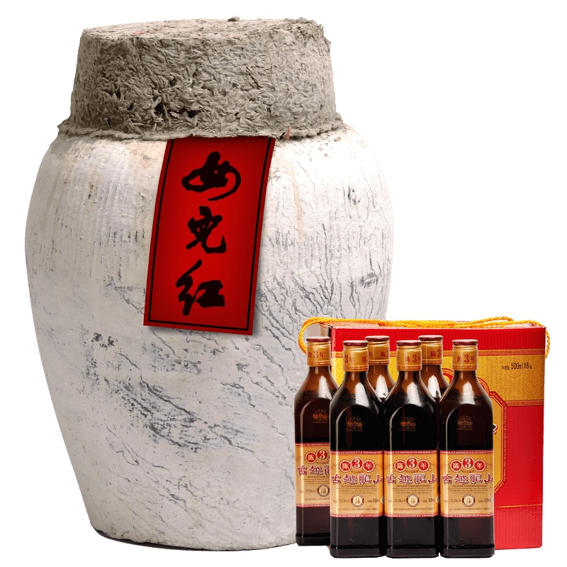 绍兴女儿红黄酒坛装原酒糯米手工冬酿花雕加饭老酒10kg干型20斤