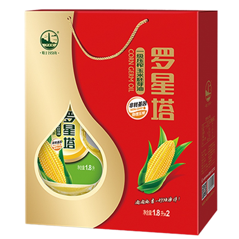 罗星塔 玉米油礼盒 1.8L*2