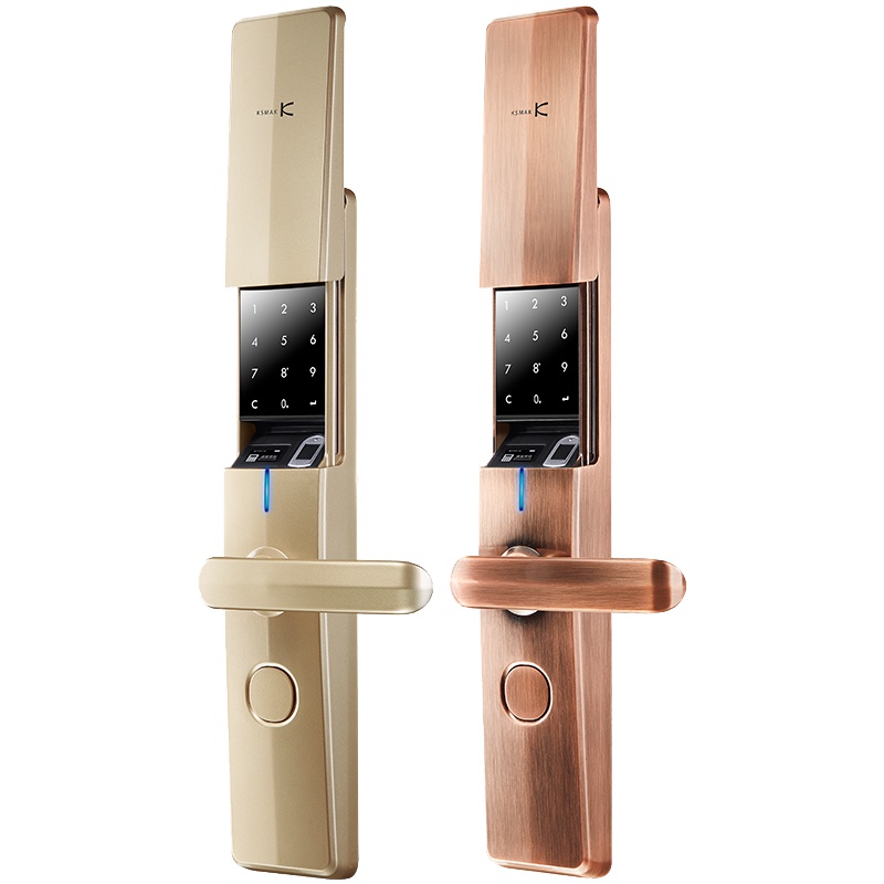 兴印XINGYIN-金指码指纹锁C5 家用防盗门大门电子门锁密码锁智能锁 红古铜色