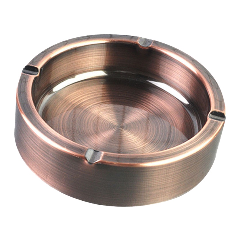 金迪乐不锈钢圆形烟碟烟盅加厚烟灰缸